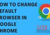 How To Change Default Browser