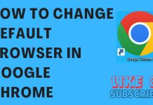How To Change Default Browser