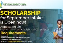 Scholarship in East Africa University