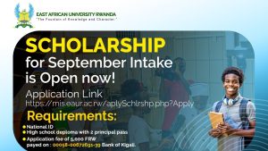 Scholarship in East Africa University