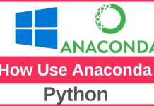 How to Use Anaconda in ICT