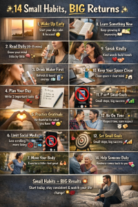 14 Habits that have huge return a life